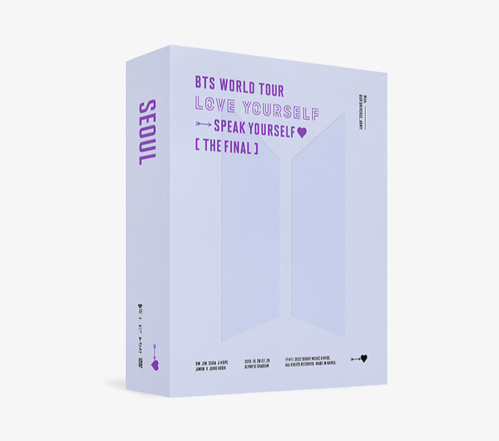 BTS WORLD TOUR ‘LOVE YOURSELF : SPEAK YOURSELF’ [THE FINAL] DVD (DAMAGED OB, SUGA RPC) - ₱900.00