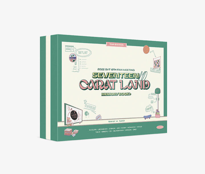 2022 SEVENTEEN IN CARAT LAND MEMORY BOOK + DVD (WITH WEVERSE SHOP POB) - ₱1,400.00